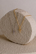 Tiny cross necklace